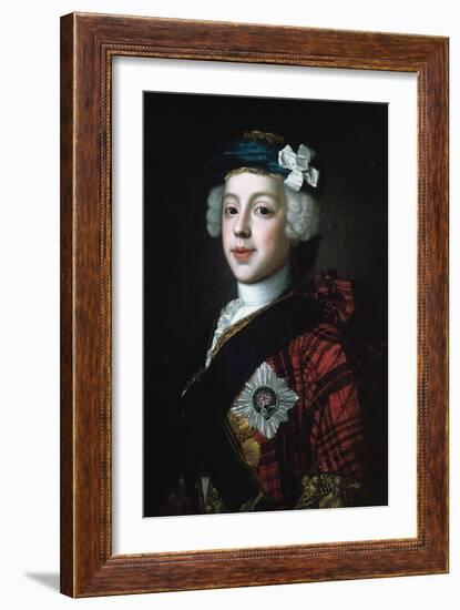 Prince Charles Edward Stuart (Bonnie Prince Charlie)-William Mosman-Framed Art Print