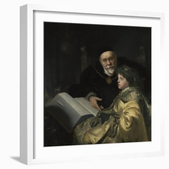 Prince Charles Louis of the Palatinate with his Tutor Wolrad von Plessen, 1631-Jan The Elder Lievens-Framed Giclee Print