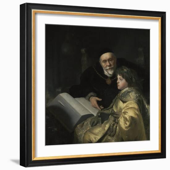 Prince Charles Louis of the Palatinate with his Tutor Wolrad von Plessen, 1631-Jan The Elder Lievens-Framed Giclee Print