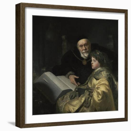 Prince Charles Louis of the Palatinate with his Tutor Wolrad von Plessen, 1631-Jan The Elder Lievens-Framed Premium Giclee Print