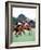 Prince Charles Playing Polo at Smiths Lawn, Windsor May 1987-null-Framed Photographic Print