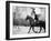 Prince Charles Prince of Wales Going Hunting on His Horse with His Dog March 1981-null-Framed Photographic Print