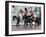 �Prince Charles, Prince William, Princess Anne, at Trooping the Colour ceremony 2015-Associated Newspapers-Framed Photo