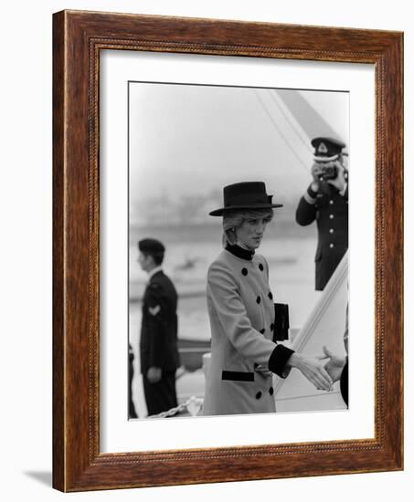 Prince Charles Princess Diana July 1983 Royal Visits Canada-null-Framed Photographic Print