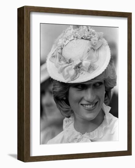 Prince Charles Princess Diana July 1983 Royal Visits Canada-null-Framed Photographic Print