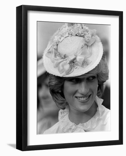 Prince Charles Princess Diana July 1983 Royal Visits Canada-null-Framed Photographic Print