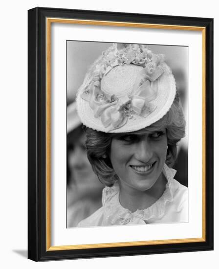 Prince Charles Princess Diana July 1983 Royal Visits Canada-null-Framed Photographic Print