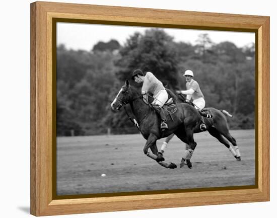 Prince Charles, Windsor Polo. June 1977-null-Framed Premier Image Canvas