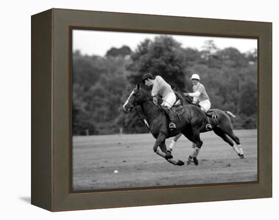 Prince Charles, Windsor Polo. June 1977-null-Framed Premier Image Canvas