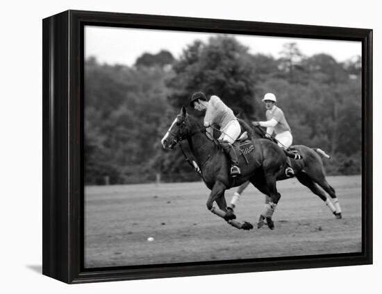 Prince Charles, Windsor Polo. June 1977-null-Framed Premier Image Canvas