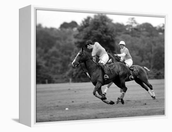 Prince Charles, Windsor Polo. June 1977-null-Framed Premier Image Canvas