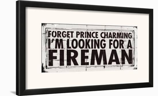 Prince Charming - Fireman-Stephanie Marrott-Framed Art Print