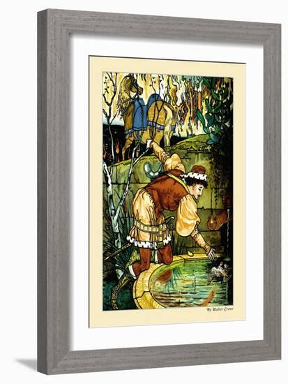 Prince Cheri in the Luminous Forest, c.1878-Walter Crane-Framed Art Print