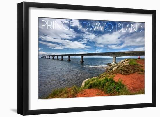 Prince Edward Island - Confederation Bridge-Lantern Press-Framed Art Print