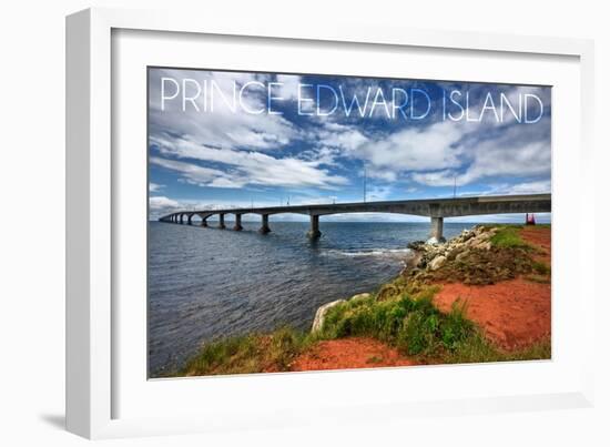 Prince Edward Island - Confederation Bridge-Lantern Press-Framed Art Print