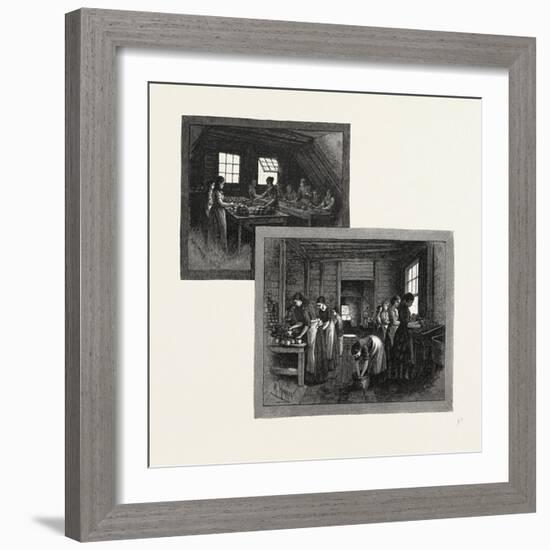 Prince Edward Island, Lobster Canning, Canada, Nineteenth Century-null-Framed Giclee Print