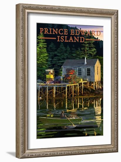 Prince Edward Island - Lobster Shack-Lantern Press-Framed Art Print