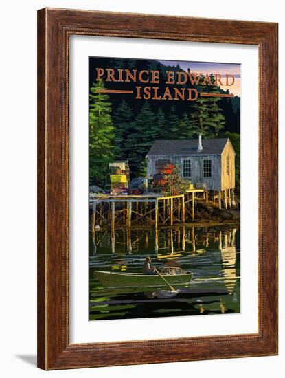 Prince Edward Island - Lobster Shack-Lantern Press-Framed Art Print