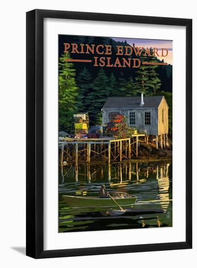 Prince Edward Island - Lobster Shack-Lantern Press-Framed Art Print