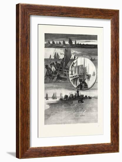 Prince Edward Island, Mackerel Fishing, Canada, Nineteenth Century-null-Framed Giclee Print