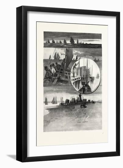 Prince Edward Island, Mackerel Fishing, Canada, Nineteenth Century-null-Framed Giclee Print