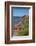 Prince Edward Island, Prim Point Shore and Waves with Red Roof House in Summer with Wildflowers-Bill Bachmann-Framed Photographic Print