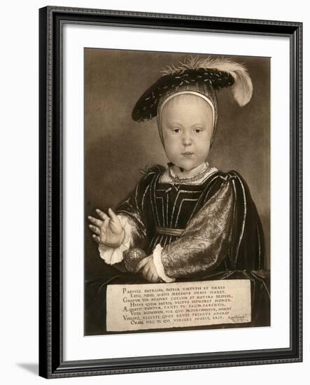 Prince Edward, Later King Edward VI, C1540-Bruckmann-Framed Giclee Print