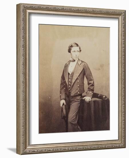 Prince Edward, Later King Edward Vii-null-Framed Photographic Print