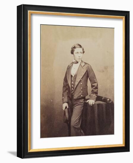 Prince Edward, Later King Edward Vii-null-Framed Photographic Print