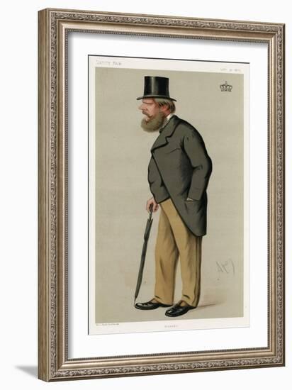 Prince Edward of Saxe-Weimar-Carlo Pellegrini-Framed Art Print