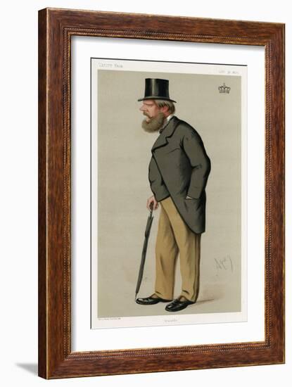 Prince Edward of Saxe-Weimar-Carlo Pellegrini-Framed Art Print