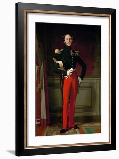 Prince Ferdinand Philippe, Duke of Orléans (1810-184)-Jean-Auguste-Dominique Ingres-Framed Giclee Print