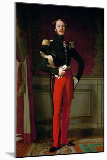 Prince Ferdinand Philippe, Duke of Orléans (1810-184)-Jean-Auguste-Dominique Ingres-Mounted Giclee Print