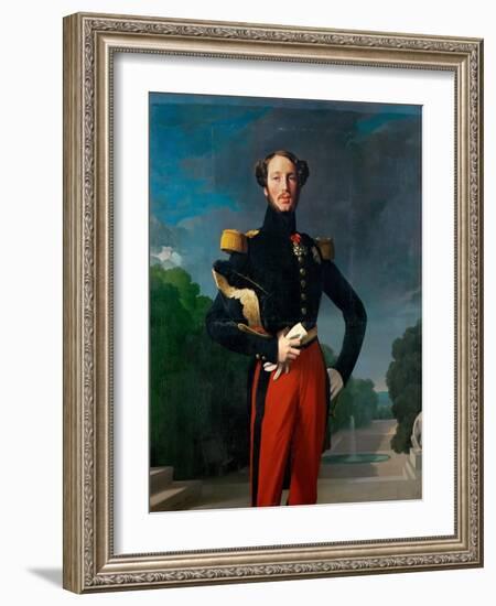 Prince Ferdinand Philippe, Duke of Orléans (1810-184)-Jean-Auguste-Dominique Ingres-Framed Giclee Print