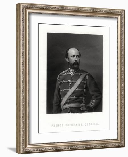 Prince Frederick Charles, 19th Century-W Holl-Framed Giclee Print