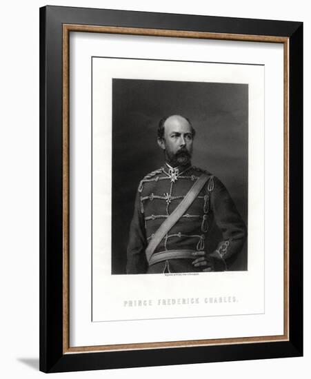 Prince Frederick Charles, 19th Century-W Holl-Framed Giclee Print