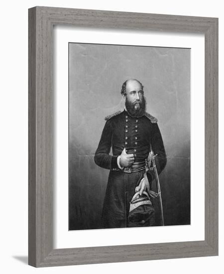 Prince George, Duke of Cambridge, Chief of the British Army, 19th Century-DJ Pound-Framed Giclee Print
