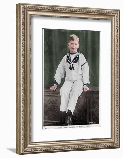 Prince George of Wales, c1900s(?)-Speaight-Framed Photographic Print