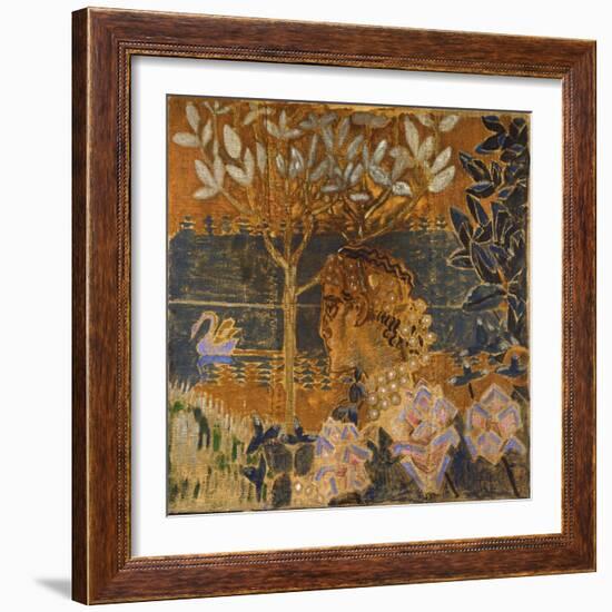 Prince Gvidon and Princess Swan, 1890S-Mikhail Vrubel-Framed Giclee Print