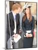 prince harry & kate middleton all smiles as they see prince william in his garter robes, June 2008-null-Mounted Photographic Print