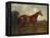 Prince Hatzfeldt's Chestnut Gelding 'Ascetic's Silver' in a Paddock-Emil Adam-Framed Premier Image Canvas