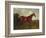 Prince Hatzfeldt's Chestnut Gelding 'Ascetic's Silver' in a Paddock-Emil Adam-Framed Premium Giclee Print