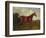 Prince Hatzfeldt's Chestnut Gelding 'Ascetic's Silver' in a Paddock-Emil Adam-Framed Giclee Print