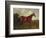 Prince Hatzfeldt's Chestnut Gelding 'Ascetic's Silver' in a Paddock-Emil Adam-Framed Giclee Print