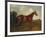 Prince Hatzfeldt's Chestnut Gelding 'Ascetic's Silver' in a Paddock-Emil Adam-Framed Giclee Print