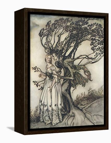 Prince into Tree-Arthur Rackham-Framed Premier Image Canvas