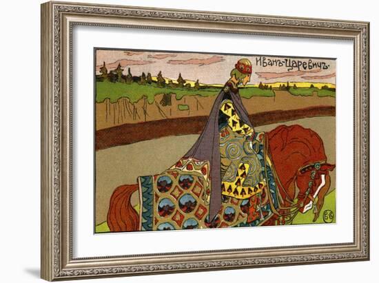 Prince Ivan ? Illustration by Ivan Bilib-Ivan Bilibin-Framed Giclee Print