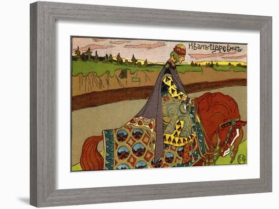 Prince Ivan ? Illustration by Ivan Bilib-Ivan Bilibin-Framed Giclee Print