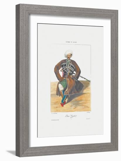 Prince Kazbek of Ossetia, 1840-Grigori Grigorievich Gagarin-Framed Giclee Print