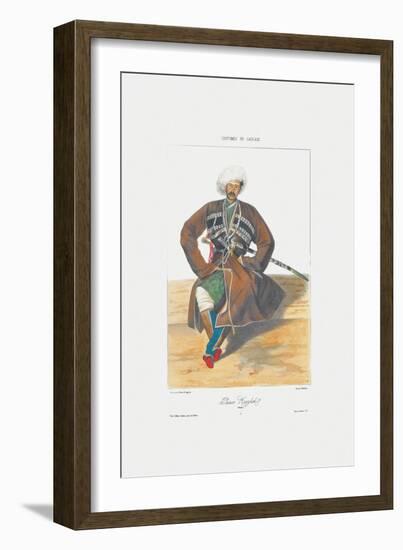 Prince Kazbek of Ossetia, 1840-Grigori Grigorievich Gagarin-Framed Giclee Print